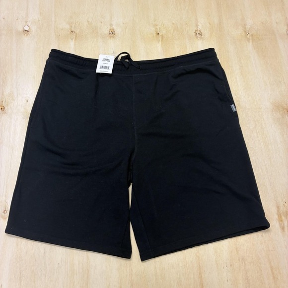 Eddie Bauer Other - Eddie Bauer Lounge Shorts Mens XL Black Jersey Lounge Sleep Drawstring Waist